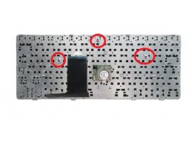 Tipkovnica za HP EliteBook 2560 2560p 2570 2570P / 701979-031 / 700948-031 / (QWERTZ) UK / SLO nalepke Š Đ Ž Ć Č